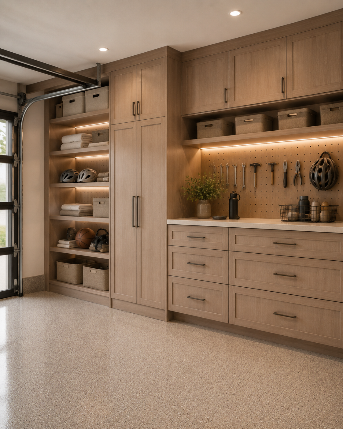 Garages and Storage areas