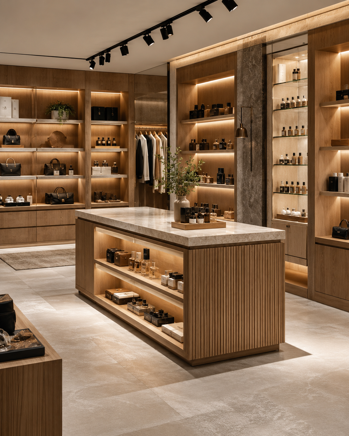 Retail stores and showrooms