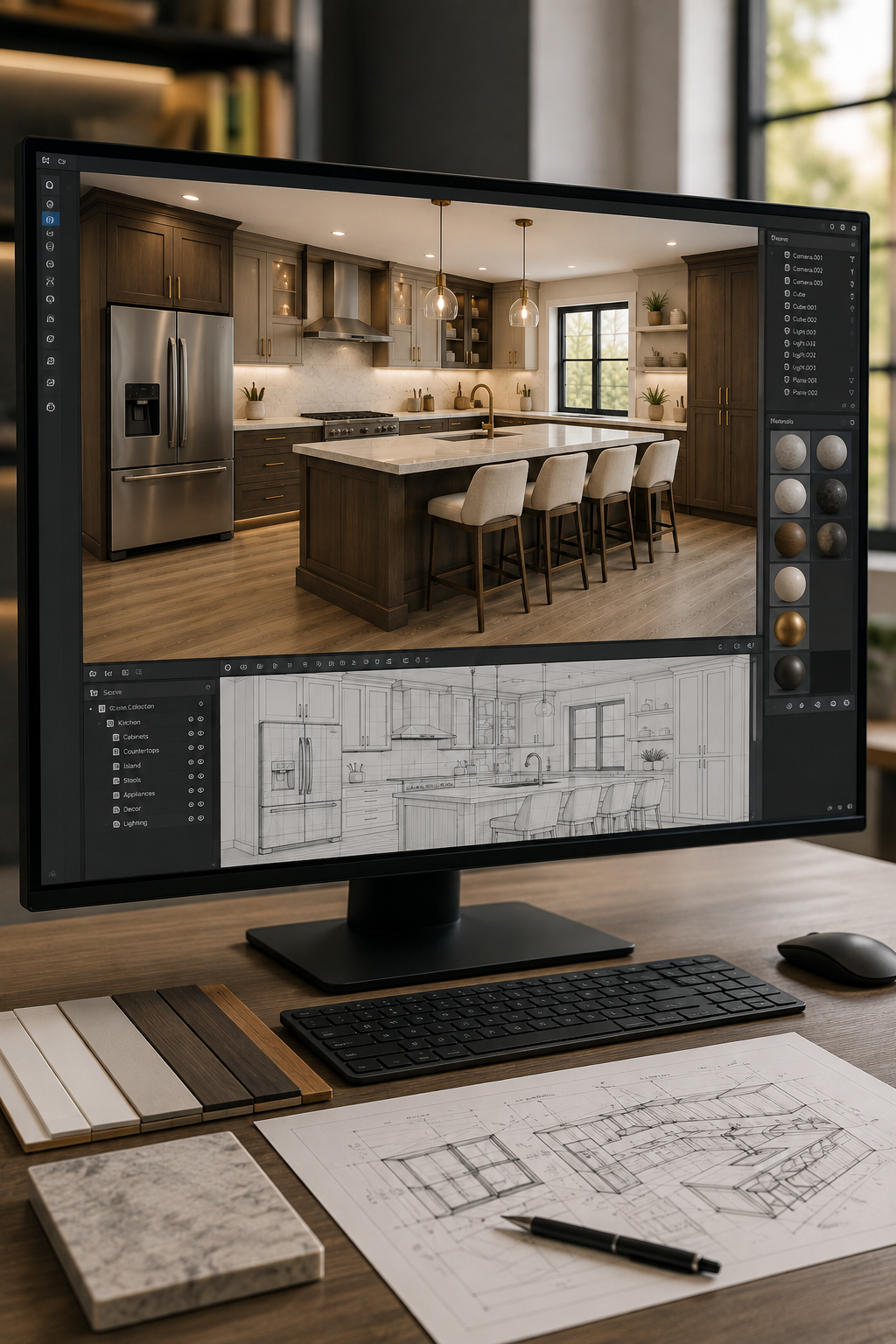 3d rendering